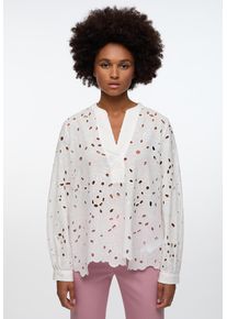 Shirtbluse Eterna "LOOSE FIT", Damen, Gr. 44, off, wei&szlig;, 55% cotton, 45% Polyester, normal, Blusen Shirtbluse