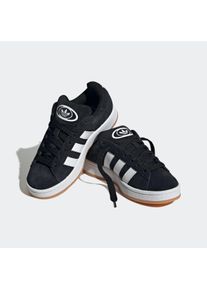 Sneaker adidas originals "CAMPUS 00S", M&auml;dchen, Gr. 38, schwarz-wei&szlig; (core schwarz, ftwr wei&szlig;, ftwr wei&szlig;), Leder, Synthetik, Schuhe Sneaker, f&uuml;r Kinder und Jugendliche, mit Gummilaufsohle, mit Schn&uuml;rung, Topseller