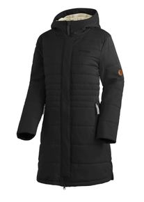 Winterjacke Maier Sports "LAERKE 2.0", Damen, Gr. 44, schwarz, 100% Polyester, regular fit, Jacken Winterjacke, Damen Mantel, atmungsaktiver Wintermantel mit Kapuze, wasserdicht