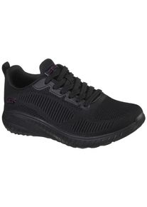 Sneaker Skechers "BOBS SQUAD CHAOS FACE OFF", Damen, Gr. 36, schwarz, Textil, Schuhe Sneaker, Freizeitschuh, Halbschuh, Schn&uuml;rschuh mit Komfort-Innensohle