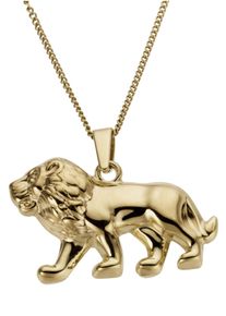 Kettenanh&auml;nger Firetti "Schmuck Geschenk Gold 333 Halsschmuck Anh&auml;nger f&uuml;r Halskette L&ouml;we" Gr. M, gold (gelbgoldfarben), Schmuckanh&auml;nger, Damen, M, Gelbgold 333, 1,6 g, Kettenanh&auml;nger