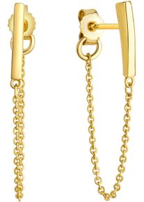 Paar Ohrstecker Firetti "Schmuck Geschenk Gold 375 Ohrschmuck Ohrringe St&auml;bchen", gold (gelbgoldfarben), Ohrringe, Damen, Gelbgold 375, Paar Ohrstecker