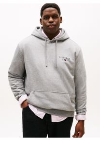 Tommy Hilfiger Big & Tall Hoodie "BT-BRAND LOVE HILFIGER", Damen, Gr. XXL, medium grau heather, Sweatware, Obermaterial: 77% Baumwolle, 23% Polyester, TOMMY HILFIGER BIG & TALL, normal normal, Rippb&uuml;ndchen, Sweatshirts Hoodie, Gro&szlig;e Gr&ouml;&szlig;en, normale Passform