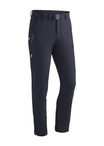 Funktionshose Maier Sports "Naturno slim", Herren, Gr. 48, Normalgr&ouml;&szlig;en, blau (dunkelblau), 91% Polyamid, 9% Elasthan, Hosen Funktionshose, Herren Wanderhose, elastische Trekking-Hose, 4 Taschen, Slim Fit