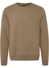 Sweatshirt Blend "BHDOWNTON CREW", Herren, Gr. S, beige (sand), Sweatware, Obermaterial: 50% Baumwolle, 50% Polyester, unifarben, Basic, slim fit normal, Rundhals, B&uuml;ndchen, Sweatshirts Sweatshirt