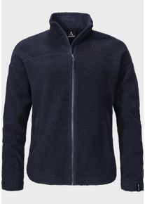 Sch&ouml;ffel Fleecejacke SCH&Ouml;FFEL "CIRC Fleece Jk Style Purga WMS", Damen, Gr. 36, blau (8820, blau), Oberstoff: 100% Polyester, relaxed fit, hoch geschlossener Ausschnitt, Jacken Fleecejacke