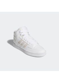 Sneaker adidas Sportswear "RAPID COURT MID", Herren, Gr. 44,5, wei&szlig; (cloud wei&szlig;, core wei&szlig;, cloud wei&szlig;), Leder, Synthetik, Schuhe Sneaker
