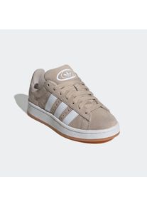 Sneaker adidas originals "CAMPUS 00S", M&auml;dchen, Gr. 38,5, beige (wonder beige, ftwr wei&szlig;, gum 2), Leder, Synthetik, Schuhe Sneaker, f&uuml;r Kinder und Jugendliche, mit Gummilaufsohle, mit Schn&uuml;rung