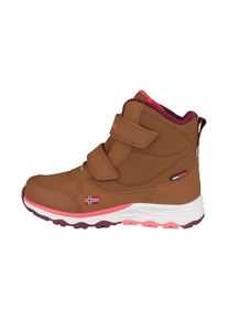 Winterstiefel Trollkids "KIDS HAFJELL WINTER BOOTS", M&auml;dchen, Gr. 40, braun (caramel, salmon, rotwood), Synthetik, mehrfarbig, Schuhe Winterstiefel, Snowboots, Winterstiefel, Winterschuhe, f&uuml;r Kinder, wasserdicht