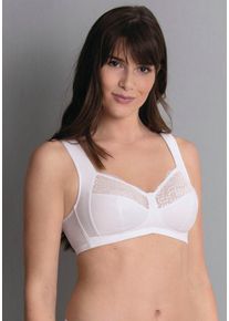 Entlastungs-BH ANITA SINCE 1886 "Orely", Damen, Gr. 95, Cup D, wei&szlig;, Stoff, Obermaterial: 93% Polyamid, 7% Elasthan, bedruckt, bestickt, durchscheinend, gebl&uuml;mt, klassisch, BHs Entlastungs-BH, mit Spitze, dreigeteilte Cups, verstellbare Tr&auml;ger, feminin