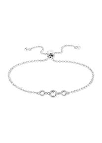 Armband Tamaris "Schmuck Geschenk Silber 925 Armkette Tiny Glimmer", silber (silberfarben, kristallwei&szlig;, kristallwei&szlig;), Armb&auml;nder, Damen, 22cm, Silber 925 (Sterlingsilber), Armband, mit Zirkonia (synth.)