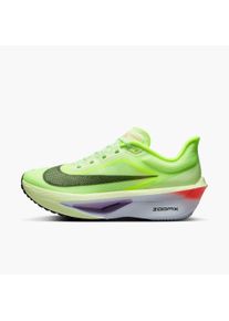 Laufschuh Nike "W ZOOM FLY 6", Damen, Gr. 40, barely volt, off noir, volt, blau tint, Synthetik, Textil, Schuhe Laufschuh