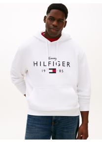 Tommy Hilfiger Big & Tall Hoodie "BT-BRANDLOVE BIG HILFIGER", Herren, Gr. 3XL, wei&szlig;, Sweatware, Obermaterial: 77% Baumwolle, 23% Polyester, TOMMY HILFIGER BIG & TALL, regular fit, Rippb&uuml;ndchen, Sweatshirts Hoodie, mit Logo-Grafik, Gro&szlig;e Gr&ouml;&szlig;en, regular fit
