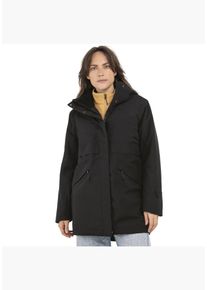 Sch&ouml;ffel Parka SCH&Ouml;FFEL "Ins Parka Style Malkay WMS", Damen, Gr. 44, schwarz, Obermaterial: 100% Polyester. Futter: 100% Polyester. Wattierung: 100% Polyester, Jacken Parka, W&auml;rmend, winddicht, wasserdicht, &Uuml;bergangsjacke