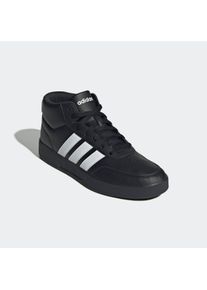 Sneaker adidas Sportswear "BREAKNET MID", Herren, Gr. 44,5, schwarz-wei&szlig; (core schwarz, cloud wei&szlig;, core schwarz), Synthetik, Schuhe Sneaker