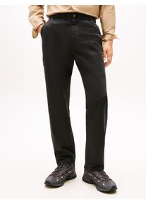 Chinohose Tommy Jeans "SONNY", Herren, Gr. 38, L&auml;nge 30, schwarz, Web, Obermaterial: 96% Baumwolle, 4% Elasthan, Hosen Chinohose, Tapered Fit