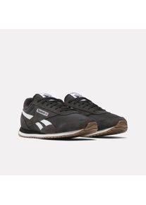 Sneaker Reebok CLASSIC "CLASSIC AZ", Damen, Gr. 42, washed schwarz, schwarz, chalk, Leder, Synthetik, Textil, Schuhe Sneaker