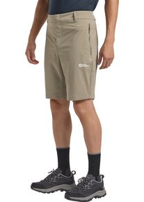 Shorts Jack Wolfskin "HIKEOUT SHORTS M", Herren, Gr. 48, Normalgr&ouml;&szlig;en, grau (stone), Obermaterial: 86% Polyamid, 14% sonstige Fasern. Futter: 100% Polyester, Hosen Shorts