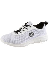 Slip-On Sneaker Bugatti, Herren, Gr. 45, wei&szlig;, Lederimitat, Textil, Schuhe Slip-On Sneaker, Freizeitschuh, Halbschuh, Slipper mit elastischen Schn&uuml;rsenkeln