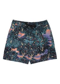 Boardshorts Quiksilver "Surfsilk Straight Volley 17", Herren, Gr. M, india ink hidden gem, Obermaterial: 92% Microfaser, 8% Elasthan;, Hosen Boardshorts
