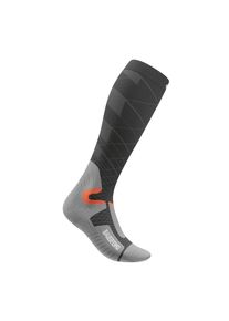 Sportsocken Bauerfeind "SKI PERFORMANCE COMPRESSION SOCKS", Damen, Gr. 46-49, anthrazit, l, Obermaterial: 89% Polyamid, 11% sonstige Fasern, Socken Sportsocken, Ski-Socken mit Kompression