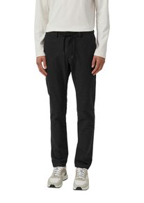 Chinohose s.Oliver, Herren, Gr. 38, L&auml;nge 34, schwarz, Web, Obermaterial: 100% Baumwolle, unifarben, regular fit kn&ouml;chellang, Hosen Chinohose, mit elastischem Bund