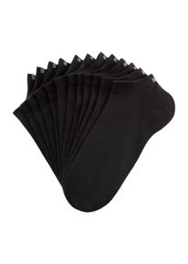 Freizeitsocken HUGO UNDERWEAR "6P AS UNI CC 1026", Damen, Gr. 43-46, schwarz (schwarz 001), Baumwollmischung, unifarben, elastisch, Socken Freizeitsocken, mit HUGO-Logoschriftz&uuml;gen