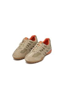 Schn&uuml;rschuh Geox "U SNAKE ORIGINAL", Herren, Gr. 47, beige (sand), Leder, Textil, Schuhe Schn&uuml;rschuh, Schn&uuml;rschuh, Freizeitschuh, Trekking Sneaker mit Lederinnensohle