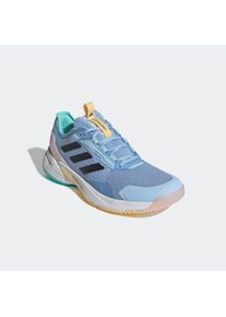 Handballschuh adidas Performance "CRAZYFLIGHT 6 HALLEN", Damen, Gr. 37, blau (glow blau, shadow navy, flash aqua), Synthetik, Textil, Schuhe Handballschuh, besonders geeignet f&uuml;r Handball und Volleyball