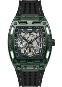 Multifunktionsuhr Guess "PHOENIX", schwarz, Armbanduhren, Damen, Multifunktionsuhr, Armbanduhr, Quarzuhr, Herrenuhr