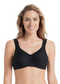 Entlastungs-BH ANITA SINCE 1886 "Jana", Damen, Gr. 95, Cup G, schwarz, Piqu&eacute;, Obermaterial: 80% Baumwolle, 15% Polyamid, 5% Elasthan, BHs Entlastungs-BH, Baumwollmix, schlicht, elastisch, funktionell, Entlastungstr&auml;ger