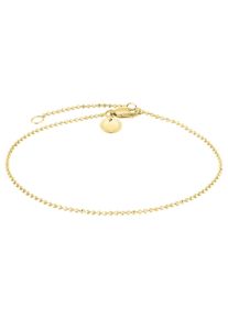 Armband Liebeskind Berlin "Schmuck Geschenk Gold 375 Armkette Gold Collection Kugelkette", gold (gelbgoldfarben), Armb&auml;nder, Damen, 18,5cm, Gelbgold 375, Armband