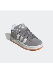 Sneaker adidas originals "CAMPUS 00S", M&auml;dchen, Gr. 35, grau (grau three, cloud wei&szlig;, gum 2), Leder, Synthetik, Schuhe Sneaker, f&uuml;r Kinder