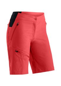 Outdoorhose Maier Sports "Inara Short Vario", Herren, Gr. 48, Normalgr&ouml;&szlig;en, rot (karminrot), 90% Polyamid; 10% Elasthan, Hosen Outdoorhose, Damen Shorts, kurze Wanderhose, Outdoor-Hose, 4 Taschen, Regular Fit