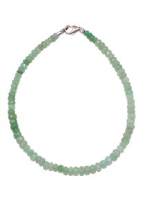 Armband Firetti "Schmuck Geschenk Silber 925 Armschmuck Armkette Edelstein" Gr. 19, bunt (silberfarben, gr&uuml;n, gr&uuml;n), Armb&auml;nder, Damen, 19, Silber 925 (Sterlingsilber), Armband, Made in Germany - mit Chrysopras