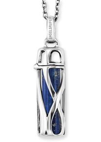 Kette mit Anh&auml;nger Engelsrufer "POWERFUL STONE LAPISLAZULI" Gr. S, bunt (silberfarben, blau), Halsketten, Damen, S, Silber 925 (Sterlingsilber), L: 50, Kette mit Anh&auml;nger, mit Lapislazuli