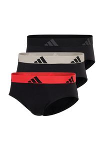 Slip adidas Sportswear "Active Flex Cotton", Herren, Gr. XXL, 909, sonstiges, Single Jersey, Obermaterial: 95% Baumwolle, 5% Elasthan, unifarben mit Farbeinsatz, k&ouml;rpernah, Unterhosen Slip, elastisch, Logo-Bund, scheuerfreies Tragegef&uuml;hl, ohne Eingriff
