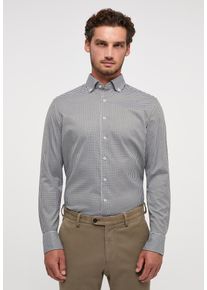 Langarmhemd Eterna "SLIM FIT", Damen, Gr. 39, Normalgr&ouml;&szlig;en, gr&uuml;n (khaki), Twill, 100% cotton, schmal, Manschette, Hemden Langarmhemd