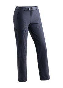 Outdoorhose Maier Sports "Lulaka Winter", Damen, Gr. 46, Normalgr&ouml;&szlig;en, blau (dunkelblau), 90% Polyamid, 10% Elasthan, Hosen Outdoorhose, Damen Winter Wanderhose, Funktionshose mit Netzinnenfutter