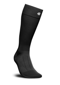 Sportsocken Bauerfeind "SPORTS RECOVERY COMPRESSION SOCKS", Damen, Gr. 35-40, schwarz, s, Obermaterial: 75% Polyamid, 25% Elasthan, Socken Sportsocken, mit Kompression zur Regeneration, sportlicher Stil