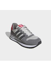 Sneaker adidas originals "ZX 500 RS", Damen, Gr. 47, grau four, grau five, better scarlet, Leder, Textil, Schuhe Sneaker, Topseller