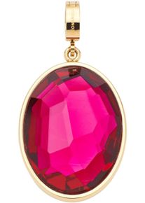 Charm-Einh&auml;nger Leonardo "Anh&auml;nger Jamira Clip&Mix", gold (gelbgoldfarben, rot, rot), Charms, Damen, Edelstahl, Charm-Einh&auml;nger, mit Kristallglas