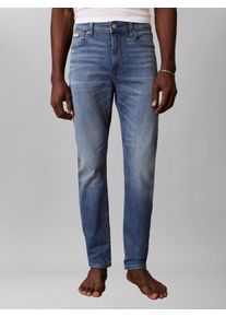 Slim-fit-Jeans Calvin Klein Jeans, Herren, Gr. 33, L&auml;nge 34, embers, Denim/Jeans, Obermaterial: 70% Baumwolle, 29% Polyester, 1% Elasthan, unifarben, gerade, unten schmal lang, Jeans Slim-fit-Jeans, slim fit