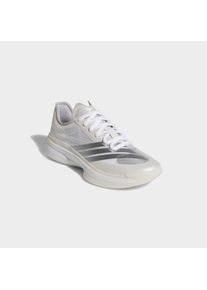 Basketballschuh adidas Performance "ADIZERO SELECT 3.0 LOW SNEAKER", Damen, Gr. 42, wei&szlig; (cloud wei&szlig;, silber metallic, grau two), Textil, Schuhe Basketballschuh