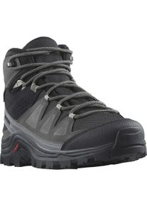 Wanderschuh Salomon "QUEST ROVE GORE-TEX W", Damen, Gr. 40,5, schwarz, Leder, Textil, Schuhe Wanderschuh, Wasserdicht