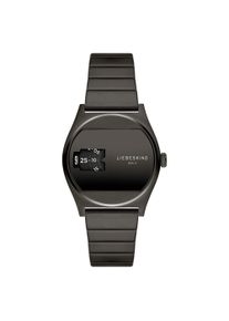 Quarzuhr Liebeskind Berlin "Vinyl Vision", schwarz, Armbanduhren, Damen, Quarzuhr, Armbanduhr, Damenuhr, Edelstahlarmband, analog