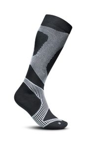 Sportsocken Bauerfeind "RUN PERFORMANCE COMPRESSION SOCKS", Damen, Gr. 38-41, schwarz, l, Obermaterial: 77% Polyamid, 18% Polypropylen, 5% Elasthan, Socken Sportsocken, Laufsocken mit Kompression