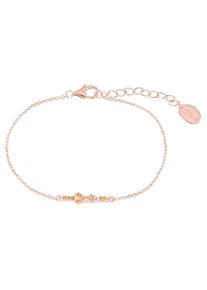 Armband s.Oliver "2036880", gold (ros&eacute;goldfarben, apricot, wei&szlig;, apricot, wei&szlig;), Armb&auml;nder, Damen, 20cm, Silber 925 (Sterlingsilber), Armband, mit Zirkonia (synth.)