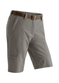 Funktionsshorts Maier Sports "Lawa", Damen, Gr. 54, Normalgr&ouml;&szlig;en, braun (schlamm), 90% Polyamid, 10% Elasthan, Hosen Funktionsshorts, Damen Shorts, kurze Wanderhose, Outdoorhose mit 2 Taschen, Regular Fit