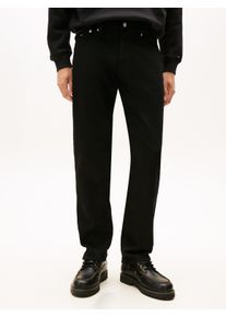 Slim-fit-Jeans Tommy Jeans "Ryan", Herren, Gr. 33, L&auml;nge 34, denim schwarz, Denim/Jeans, Obermaterial: 99% Baumwolle, 1% Elasthan, straight fit, Jeans Slim-fit-Jeans, Slim Straight